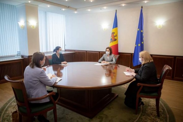 Maia Sandu a discutat cu Ambasadoarea Republicii Federale Germania, Angela Ganninger